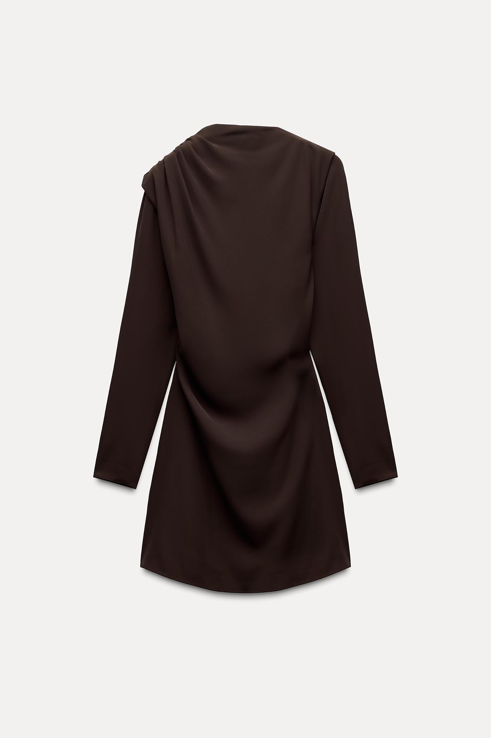 DRAPED MINI DRESS Product Image