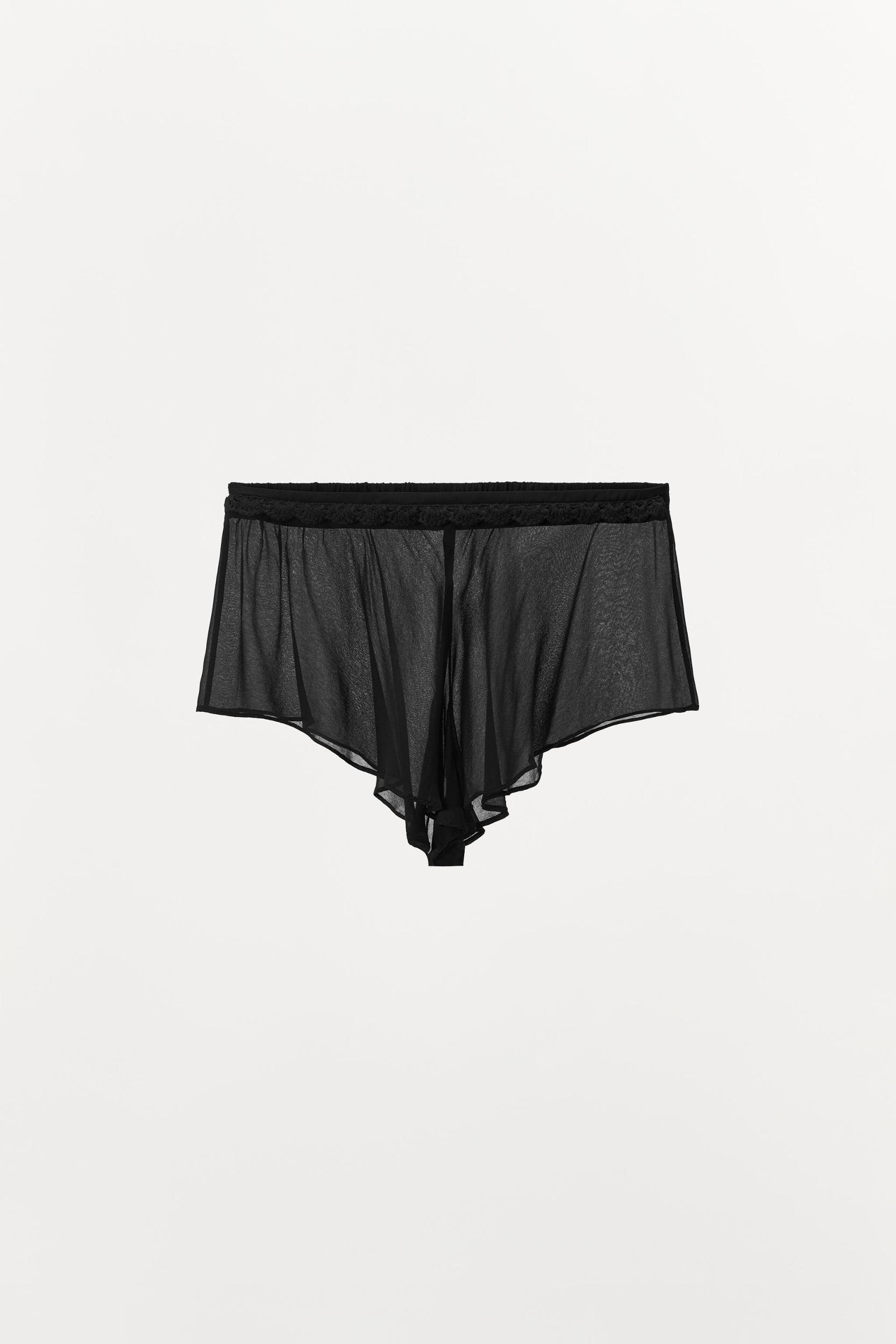 CROCHET TRIM SHORTS Product Image