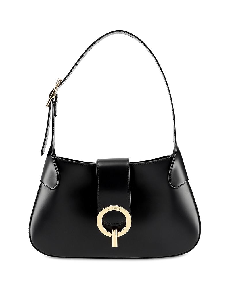 Sandro Sweet Janet Leather Shoulder Bag Product Image