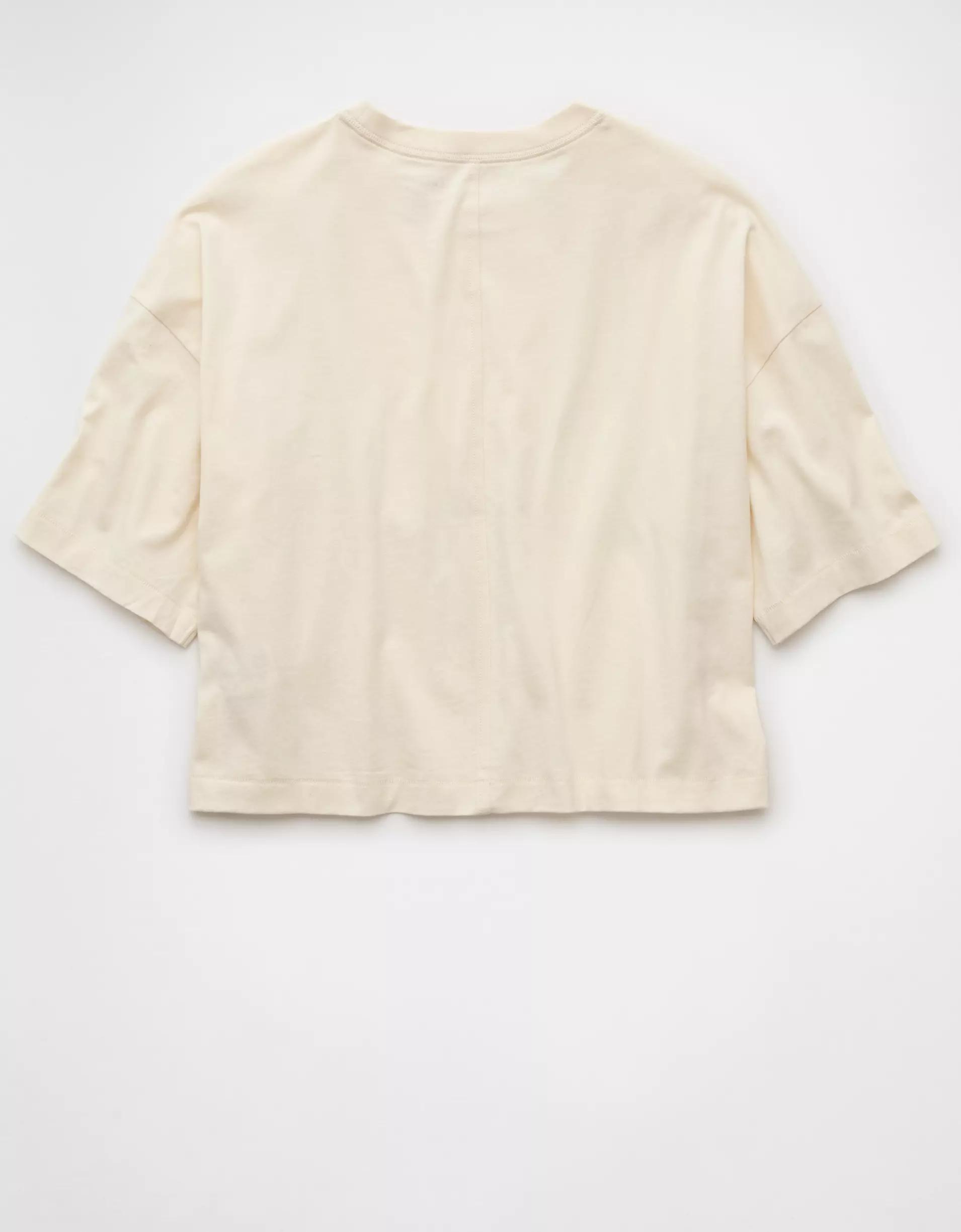 AE Boxy Cropped Bikini Graphic T-Shirt Product Image