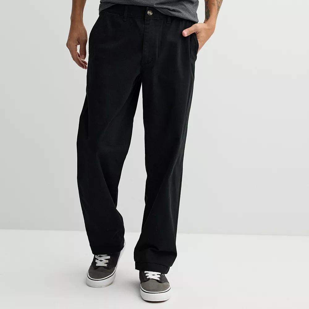 Men's Sonoma Goods For Life® Flexwear Loose Fit Chinos, Size: 33X32, Iron Ore Product Image