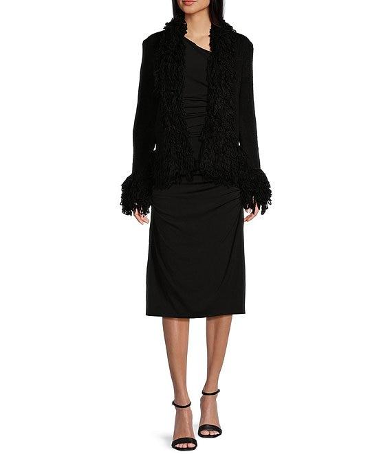 C&V Chelsea & Violet Fringed Cardigan Product Image