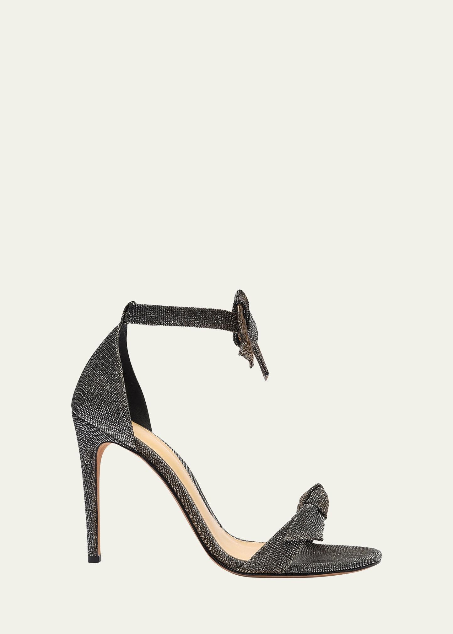 Clarita Bow Metallic Evening Sandals Product Image