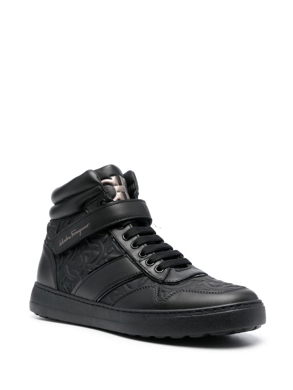 embossed hi-top sneakers Product Image