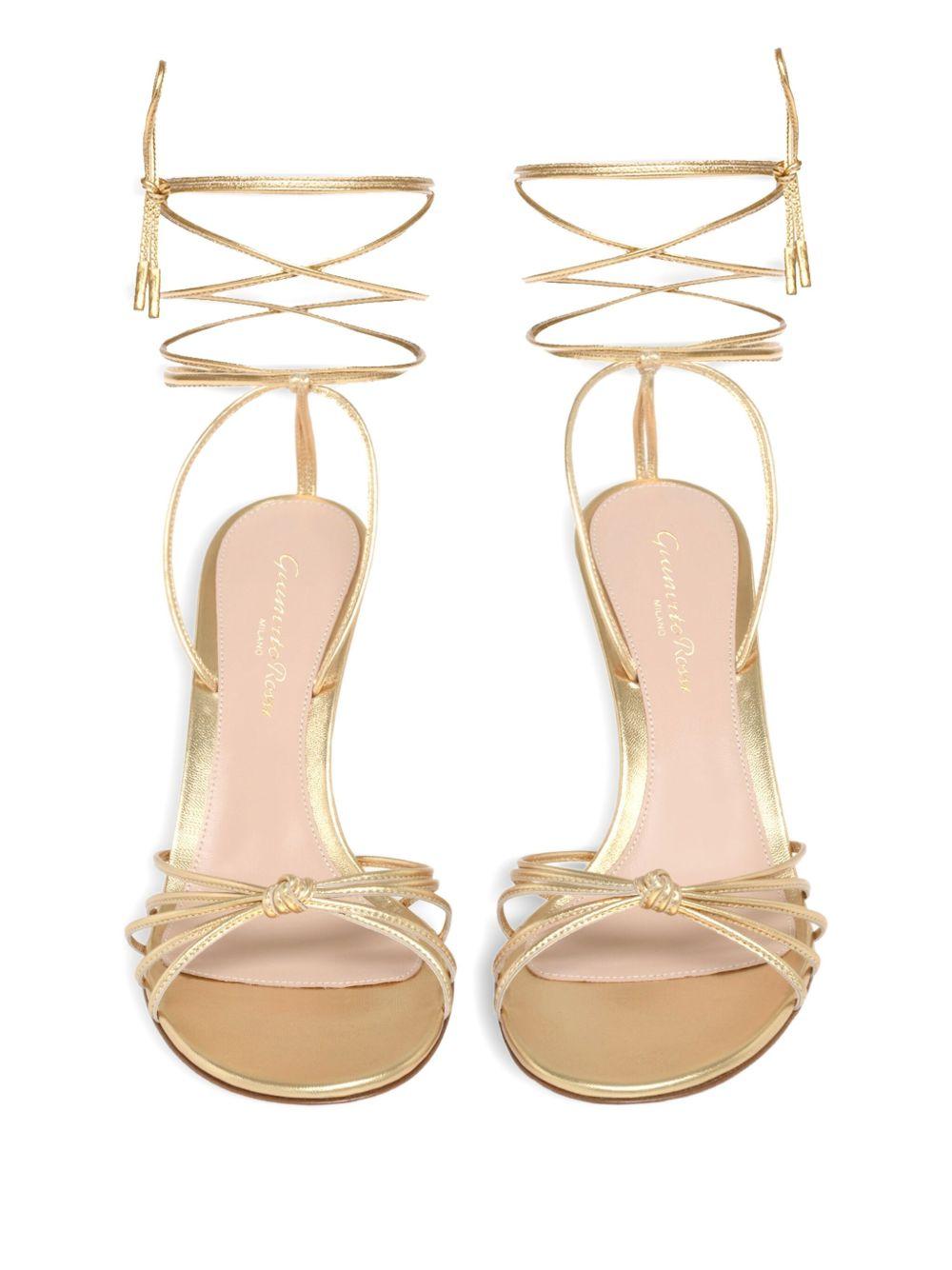 knot-detail lace-up sandals Product Image