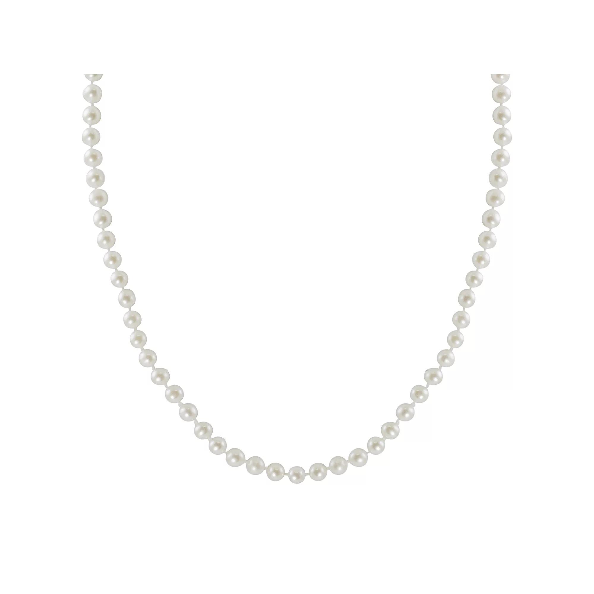 PearLustre by Imperial 10k Gold Freshwater Cultured Pearl Necklace - 16", Women's, White Product Image