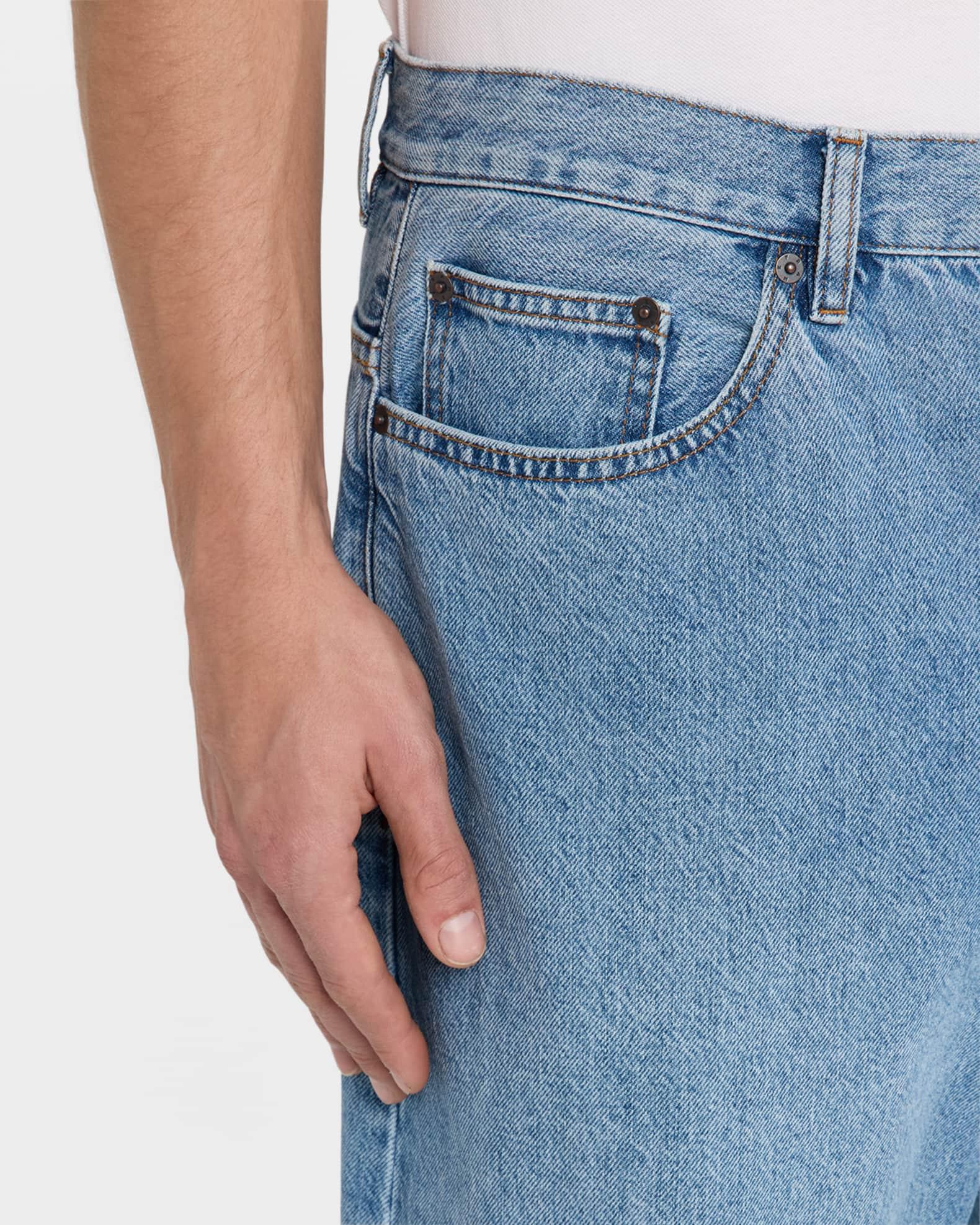 Men's Baggy Rigid Denim Jeans Product Image