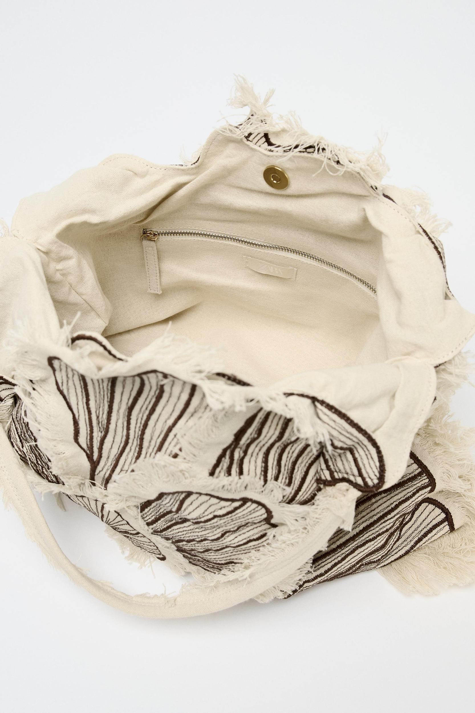 FLORAL EMBROIDERY MAXI SHOPPER Product Image