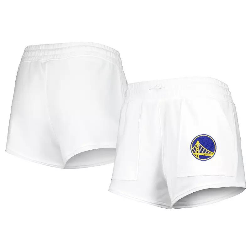 Women's Concepts Sport White Golden State Warriors Sunray Shorts,  Product Image