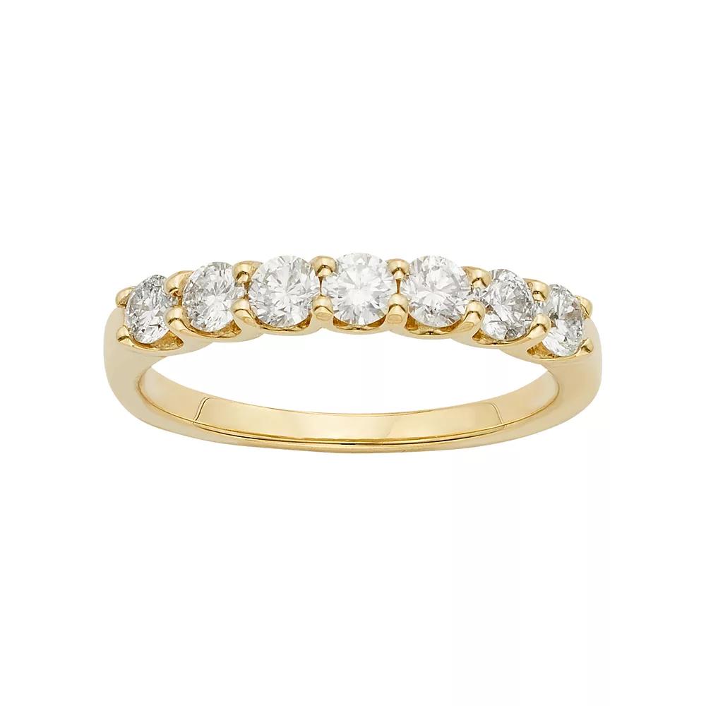 The Regal Collection IGL Certified Diamond Wedding Ring in 14k Gold (3/4 Carat T.W.), Women's, Size: 5, Yellow Product Image