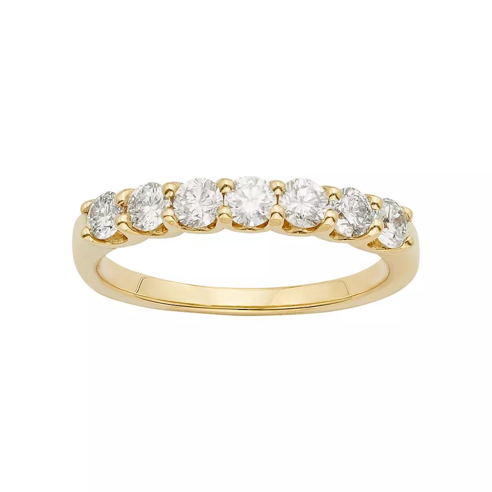 The Regal Collection IGL Certified Diamond Wedding Ring in 14k Gold (3/4 Carat T.W.), Women's, Size: 5, Yellow Product Image