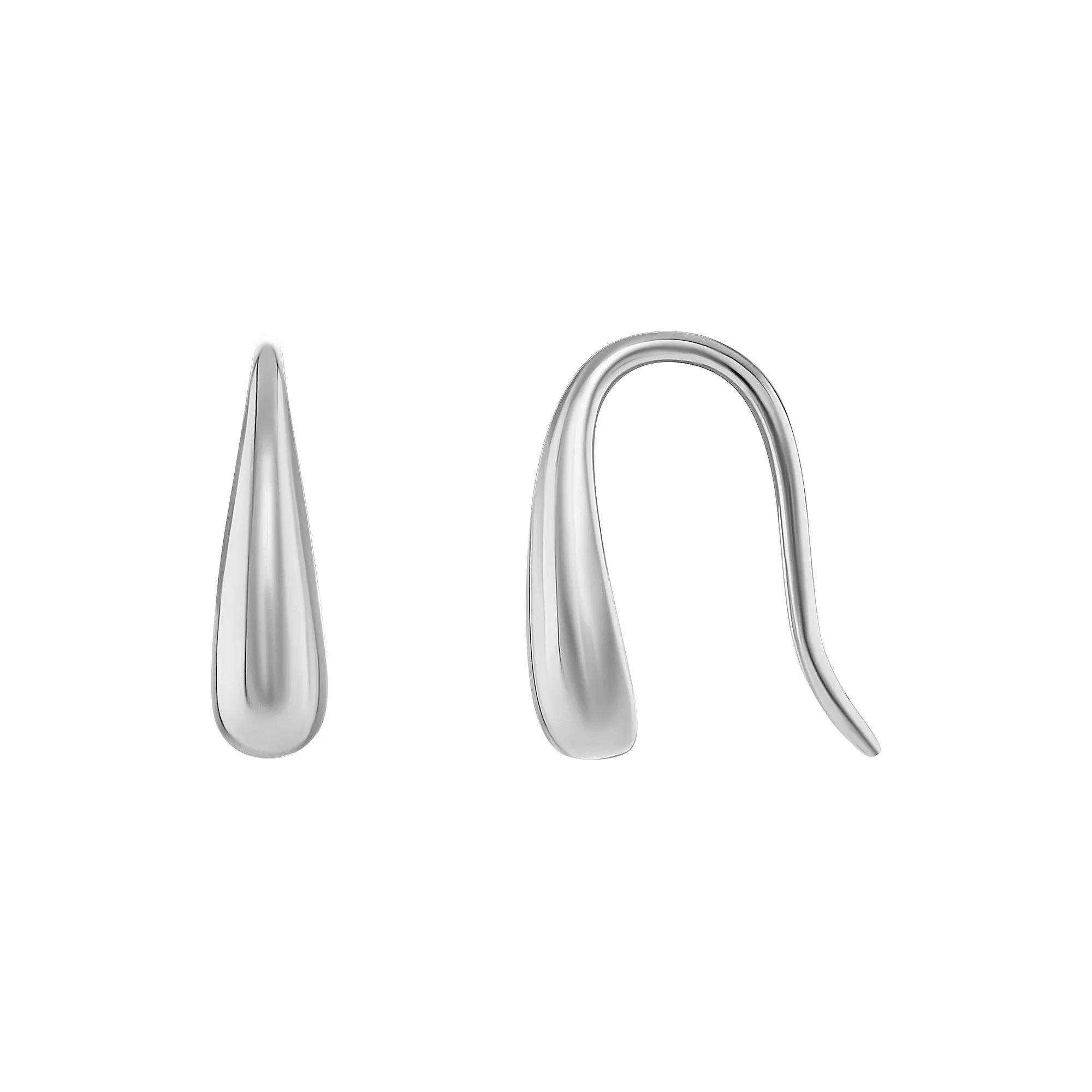 PRIMROSE Sterling Silver Polished Teardrop Earrings, Women's, Silver Tone Product Image