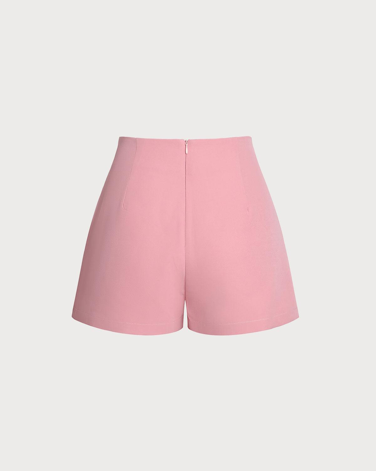 Pink Irregular Skorts Product Image