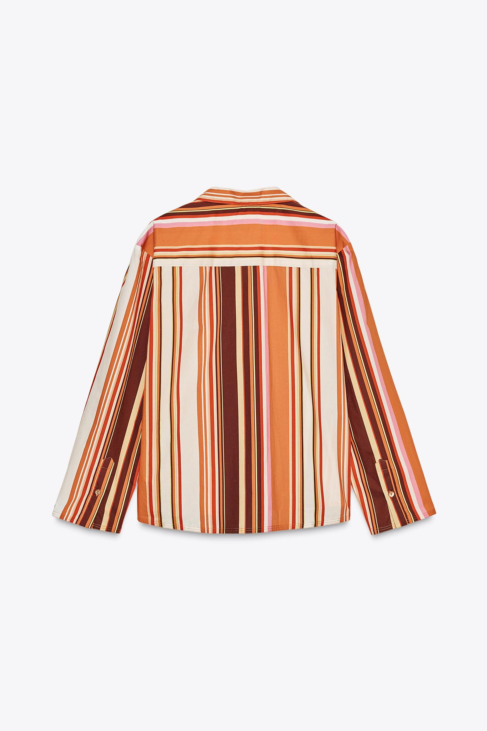 ZW COLLECTION STRIPED PAJAMA SHIRT Product Image