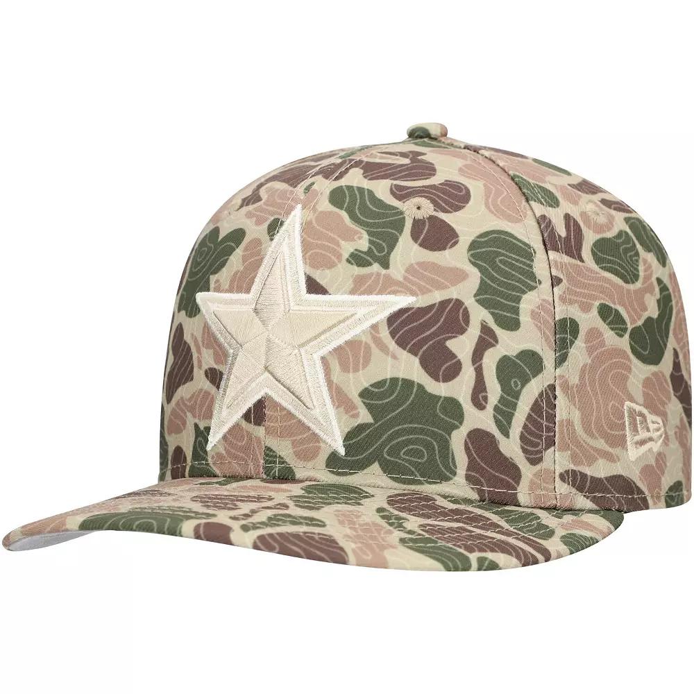 Men's New Era  Dallas Cowboys Geo Camo 59FIFTY Fitted Hat, Size: 7 5/8, Green Product Image
