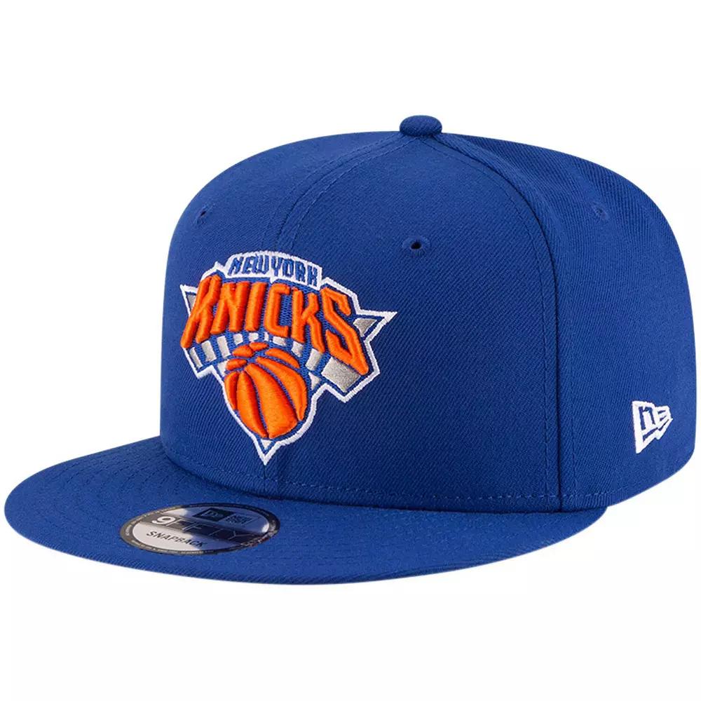 Men's New Era Blue New York Knicks Official Team Color 9FIFTY Snapback Hat Product Image