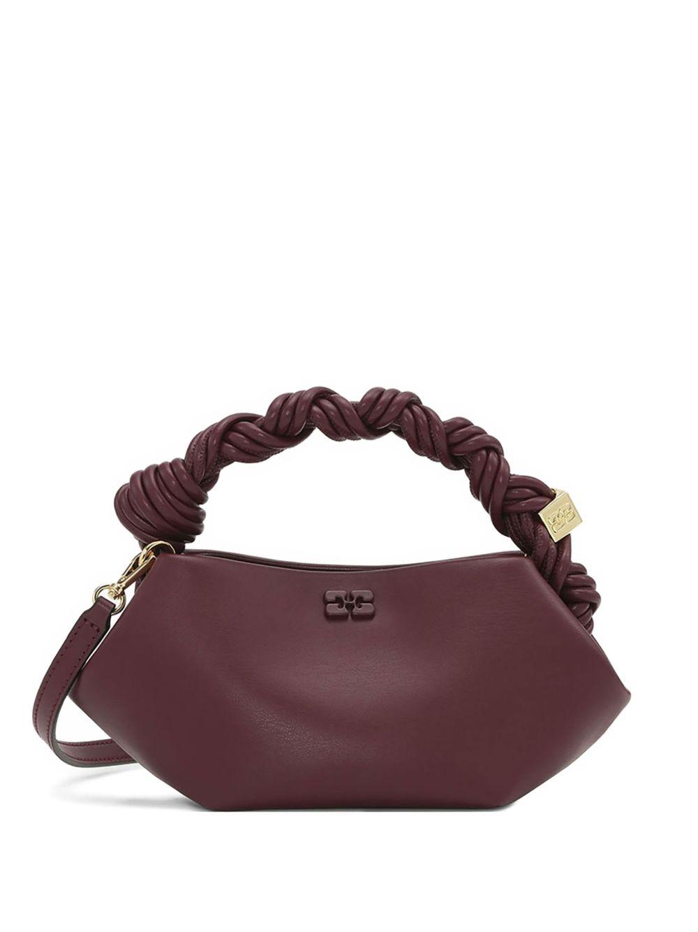 GANNI Bordeaux Mini Bou Handbag In Red Product Image