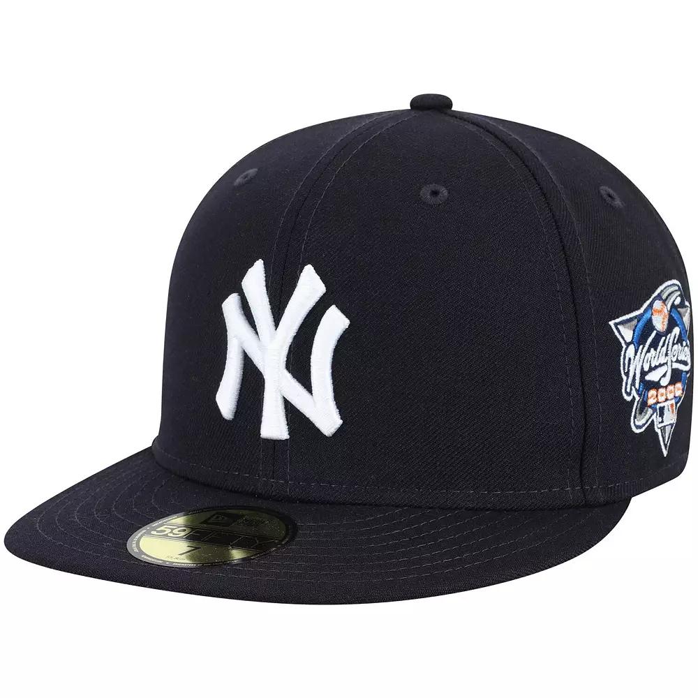 Men's New Era Navy New York Yankees 2000 World Series Wool 59FIFTY Team Fitted Hat, Size: 7, Blue Product Image