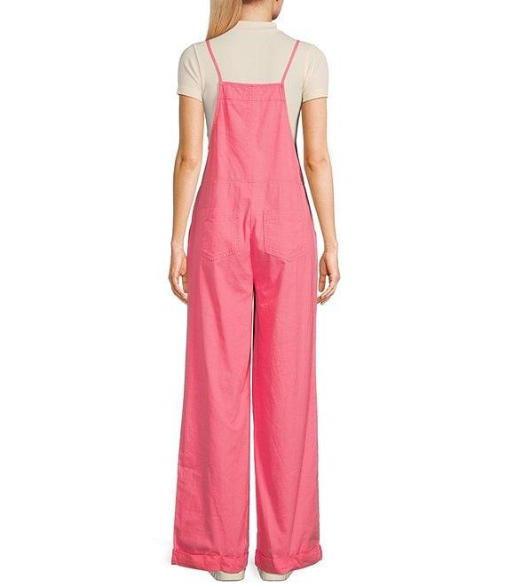 C&V Chelsea & Violet Sleeveless Vintage Overall Jumpsuit Product Image