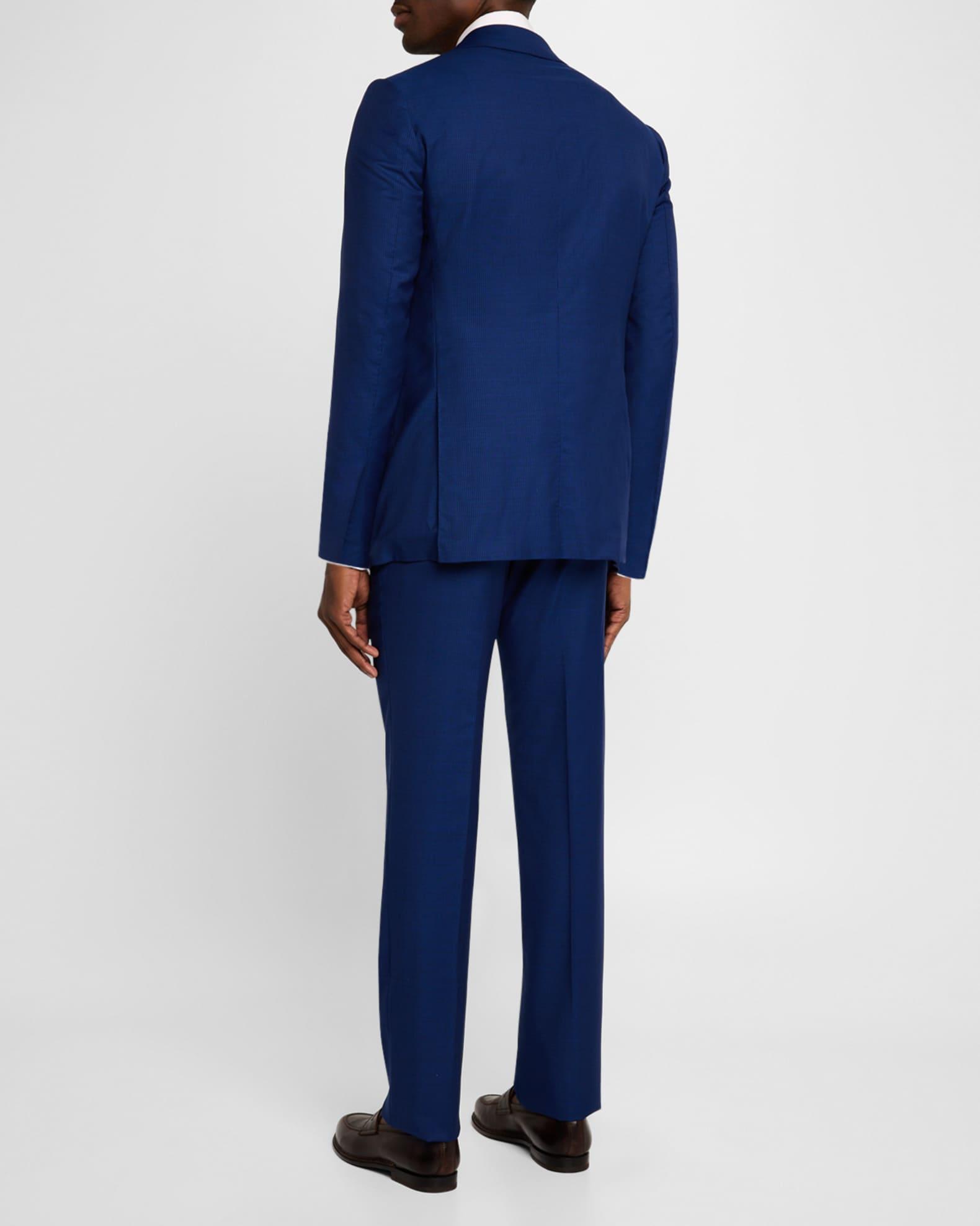 Men's Narrow Stripe Wool Suit Product Image