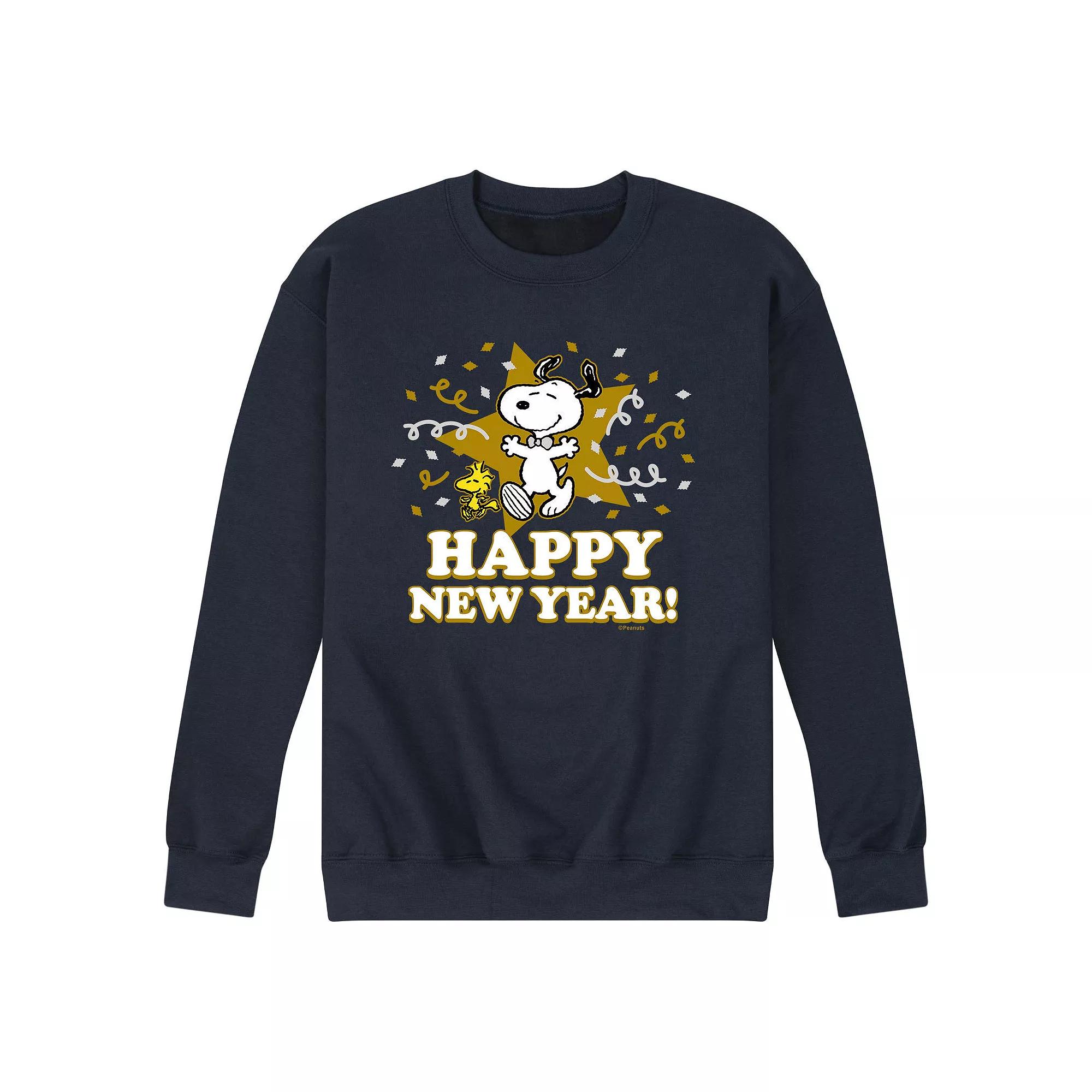 Men's Peanuts Happy New Year Sweatshirt,  Product Image