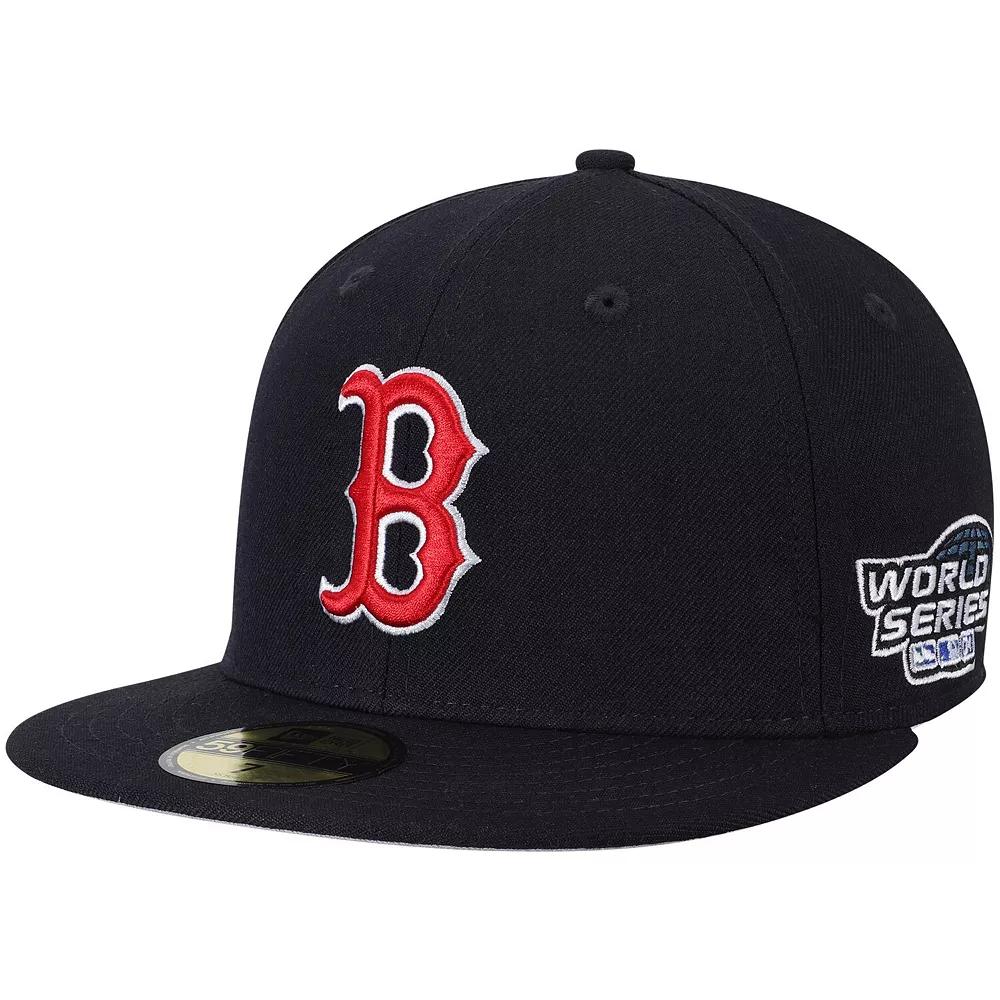 Men's New Era Navy Boston Red Sox 2004 World Series Wool 59FIFTY Fitted Hat, Size: 7 5/8, Blue Product Image