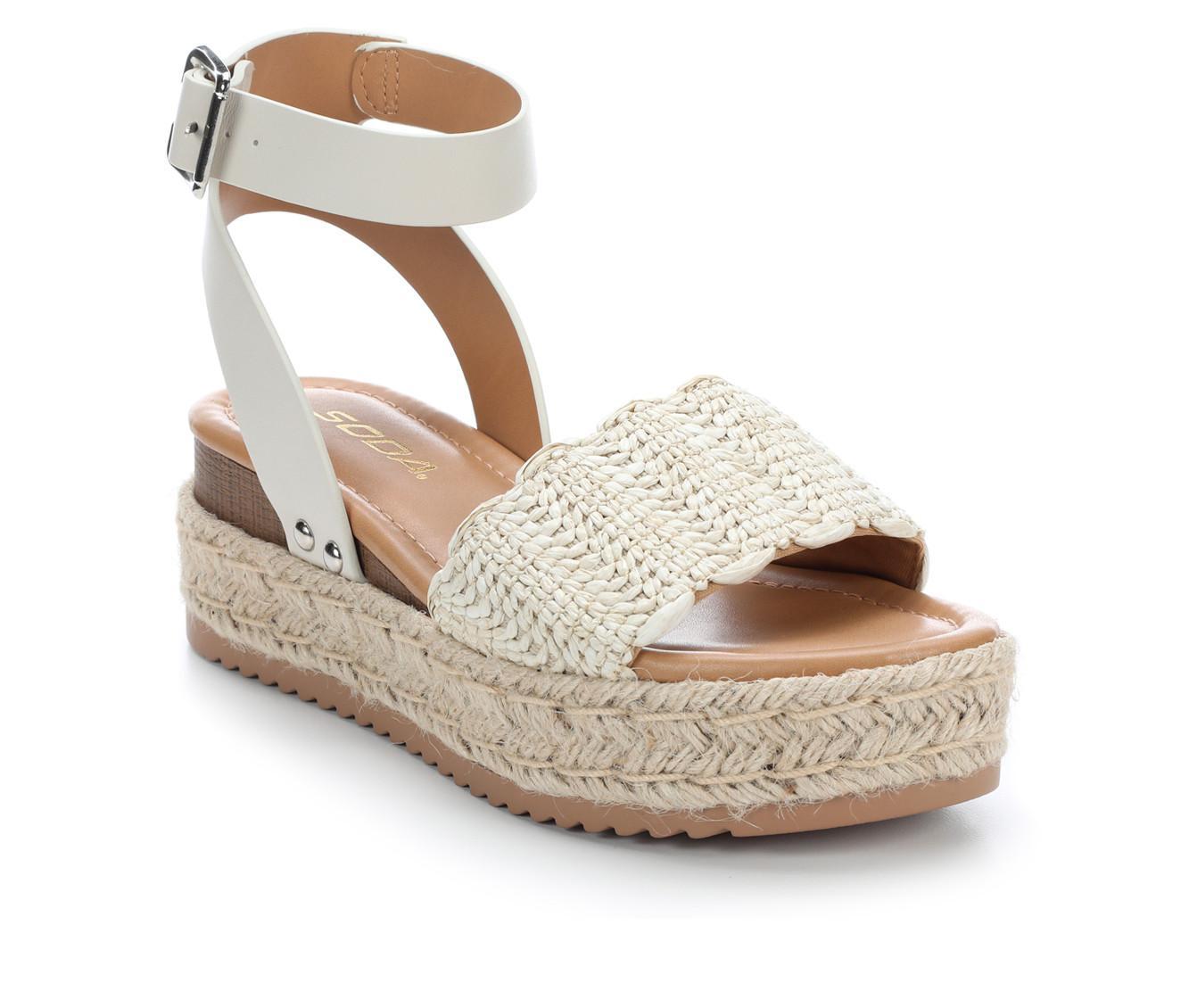 Women's Soda Nico Wedge Sandals Product Image