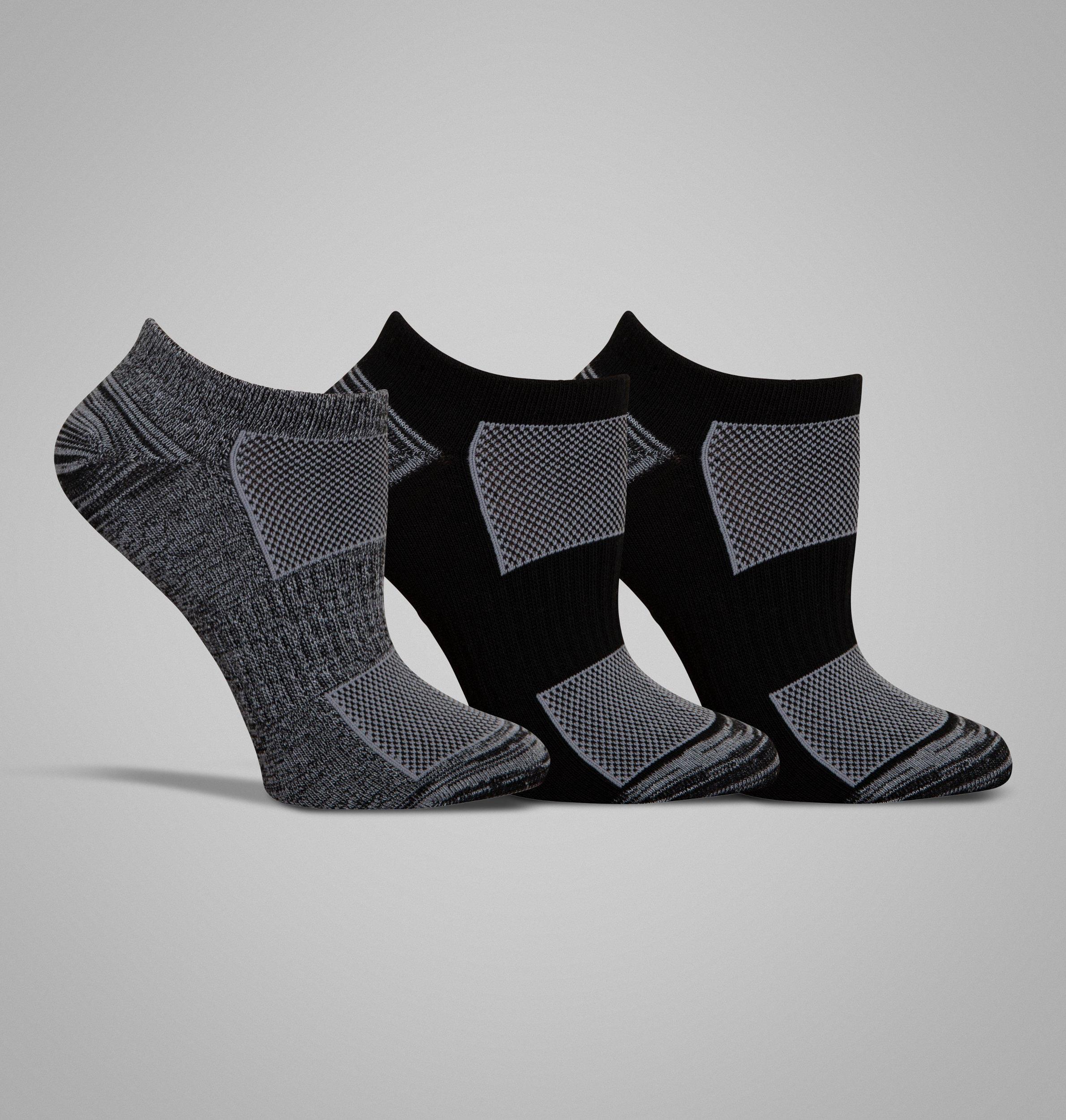 Columbia Womens 3PK Flat-Knit No-Show Socks- Product Image