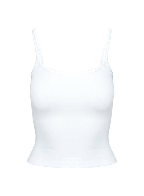 Baseline Rib Top White Product Image