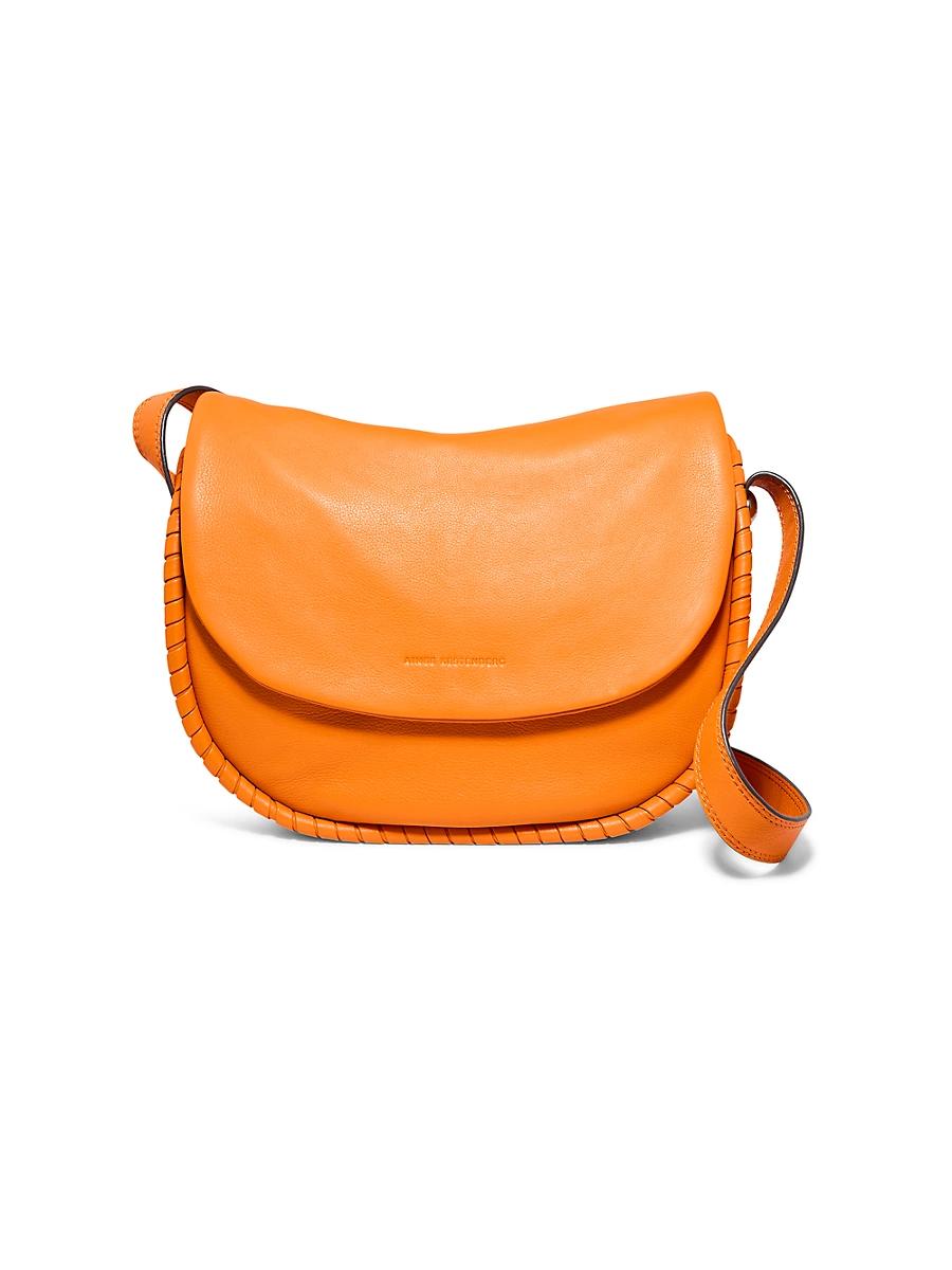 Womens Mercer Leather Messenger Bag Product Image