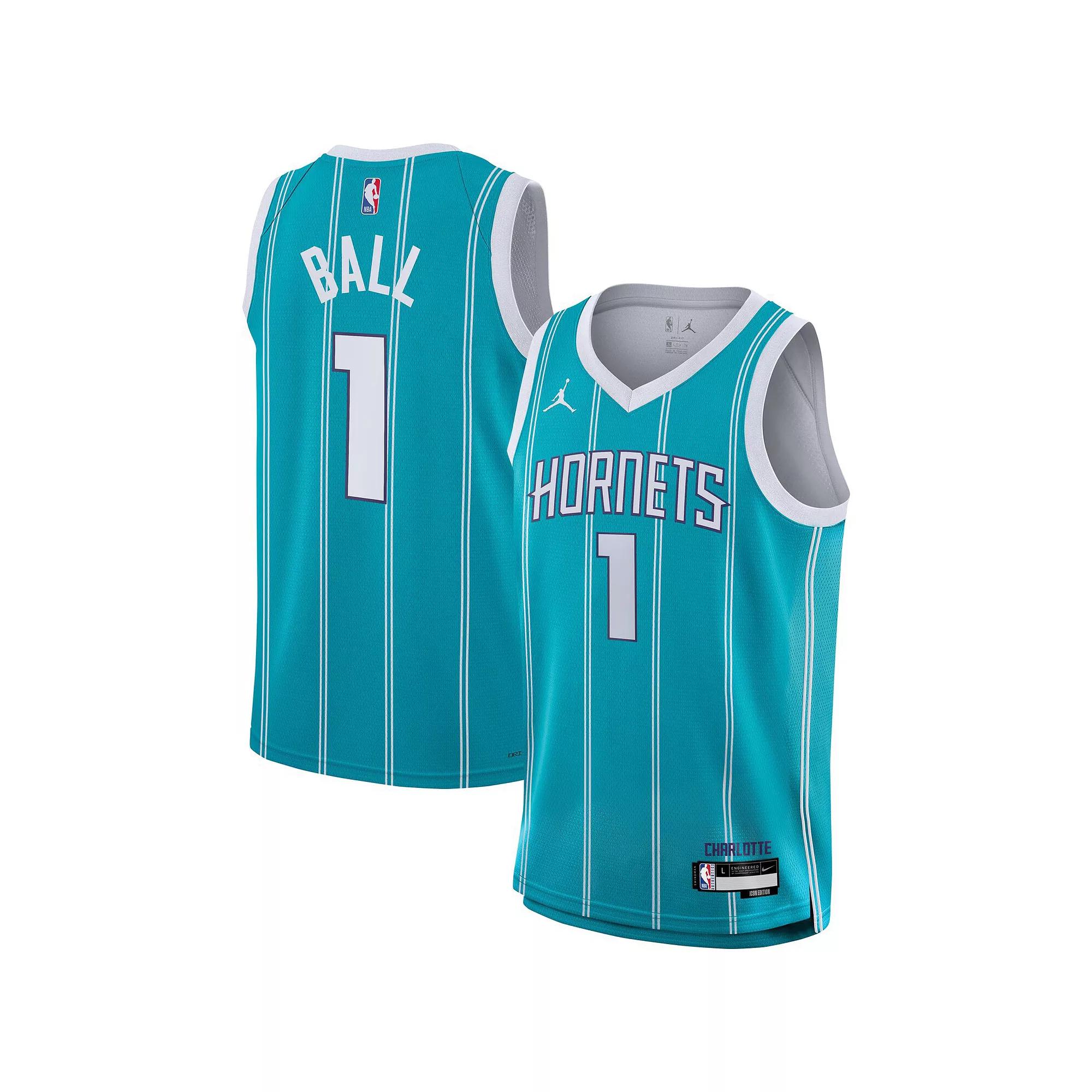 Youth Nike LaMelo Ball Teal Charlotte Hornets Swingman Jersey - Icon Edition, Boy's,  Product Image