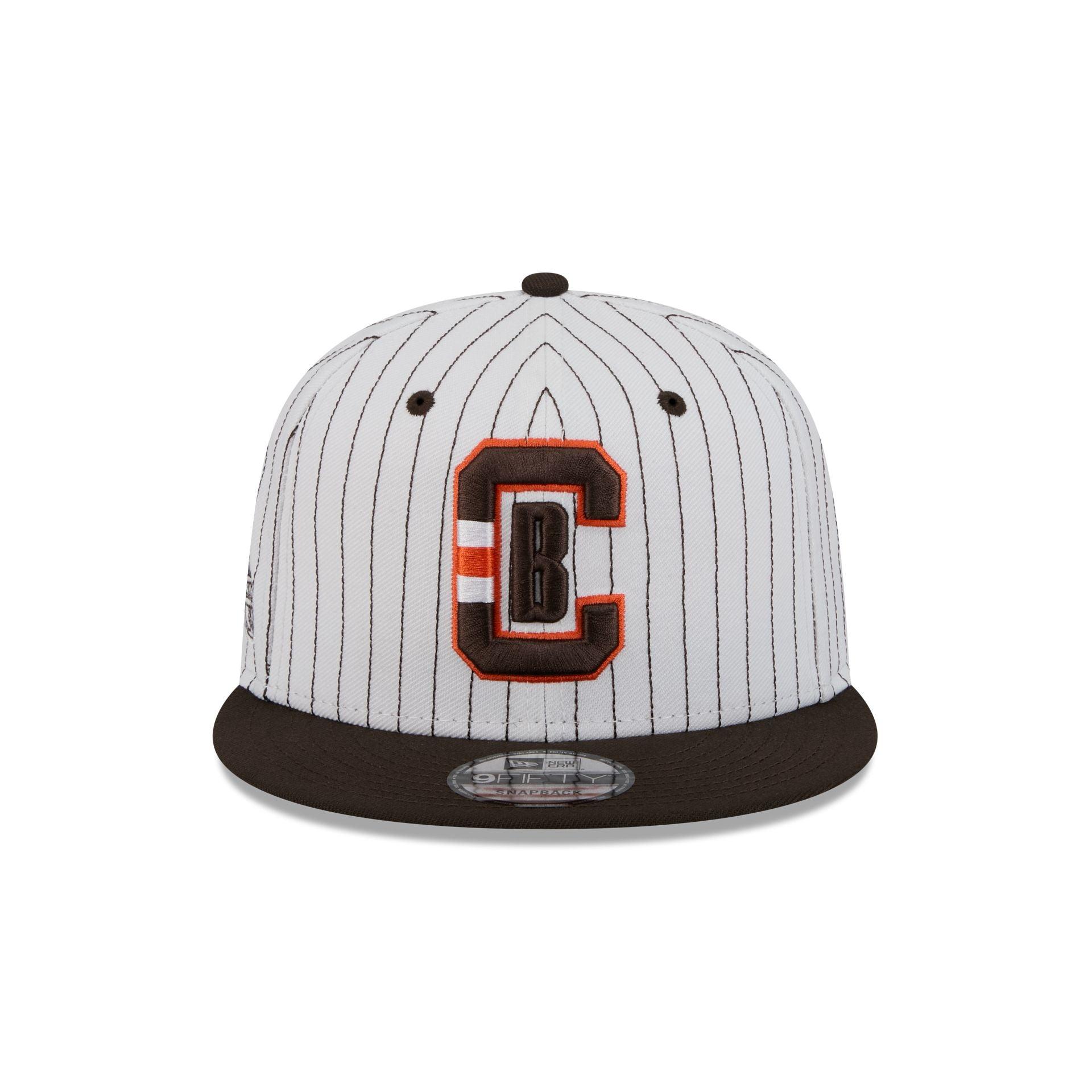 Cleveland Browns Deceptor Pinstripe 9FIFTY Snapback Hat Male Product Image