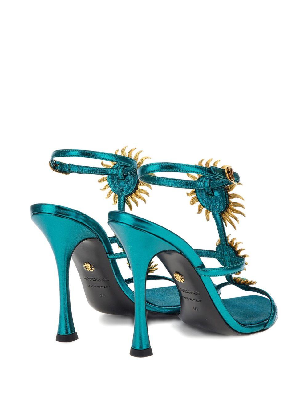 floral-appliqué sandals Product Image