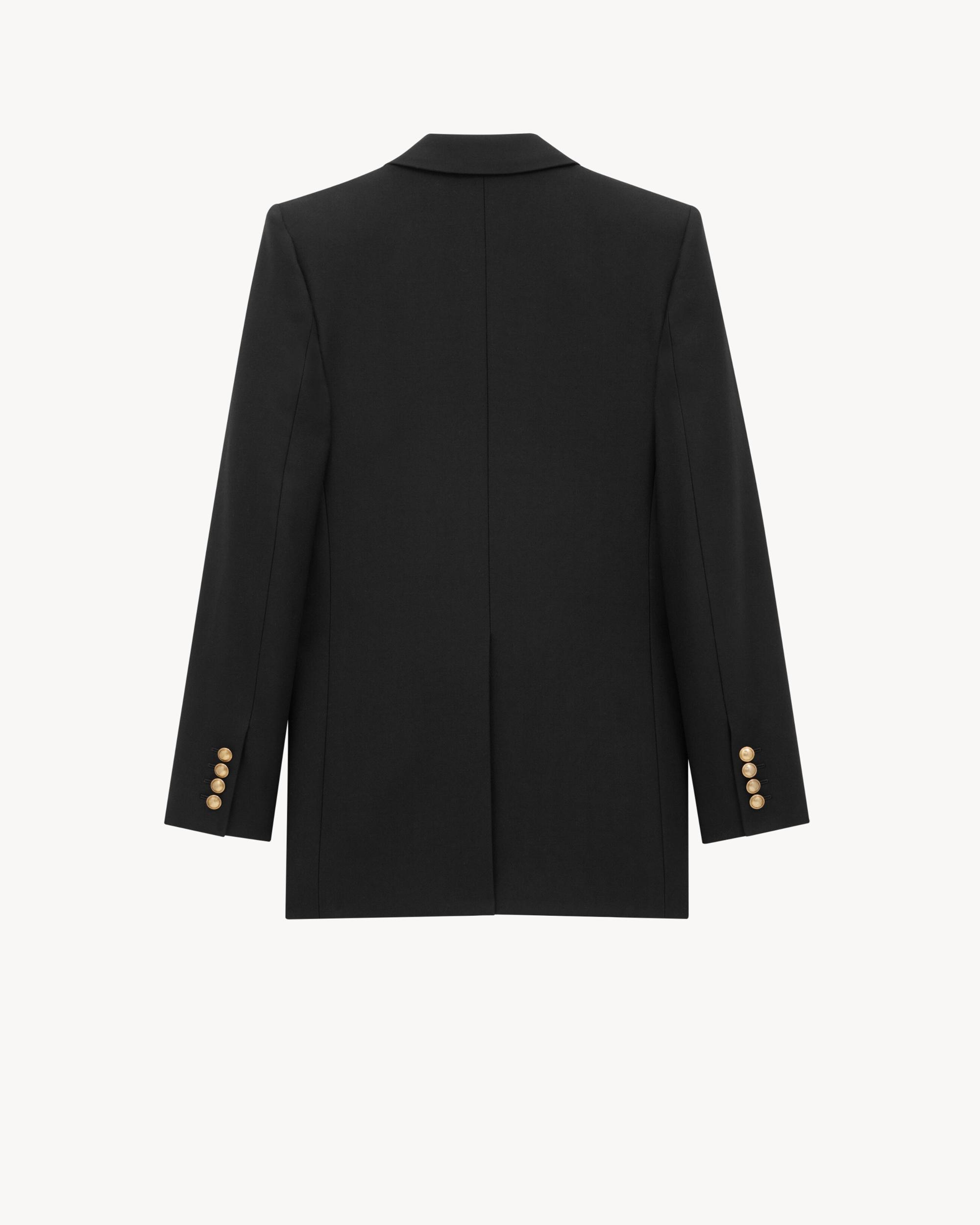 jacket in wool gabardine Product Image