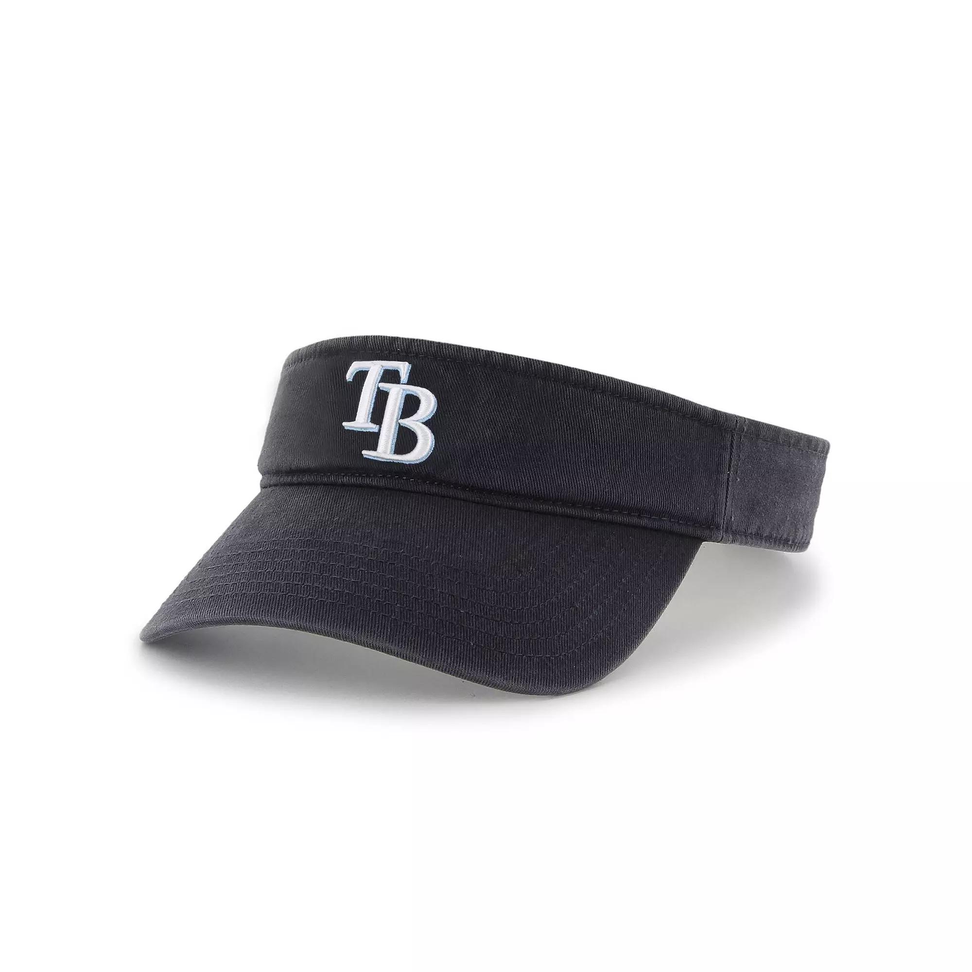 Men's '47 Navy Tampa Bay Rays Clean Up Adjustable Visor, Blue Product Image