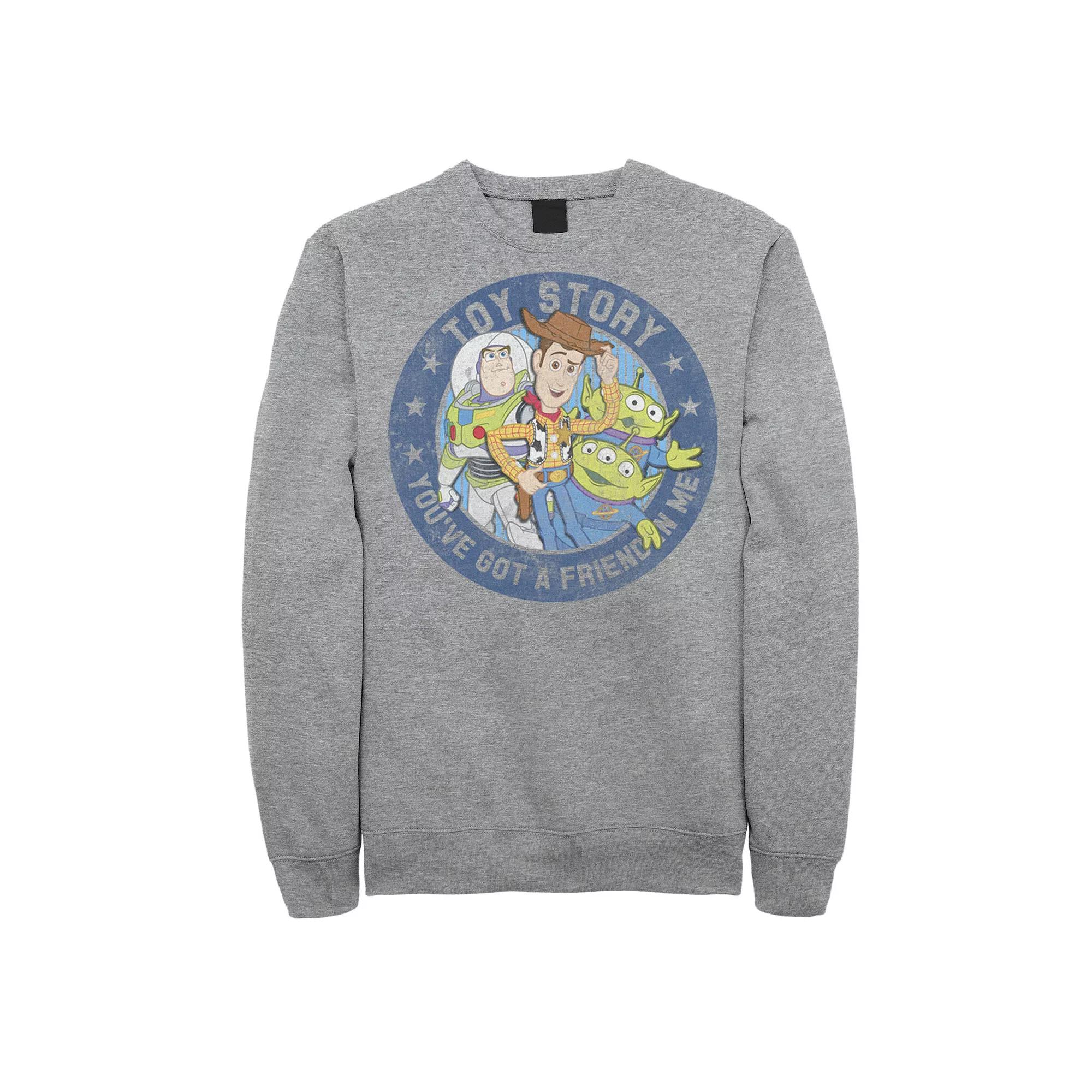Disney / Pixar's Toy Story Woody, Buzz Lightyear & Aliens Men's You've Got A Friend Sweatshirt,  Product Image