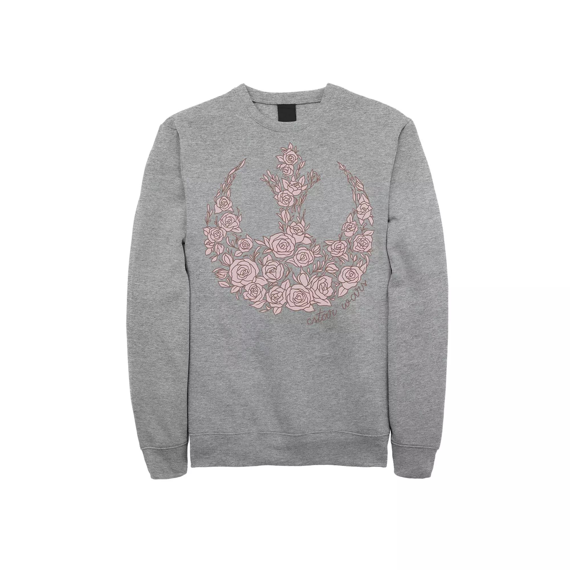 Men's Star Wars Rose Rebel Emblem Sweatshirt,  Product Image