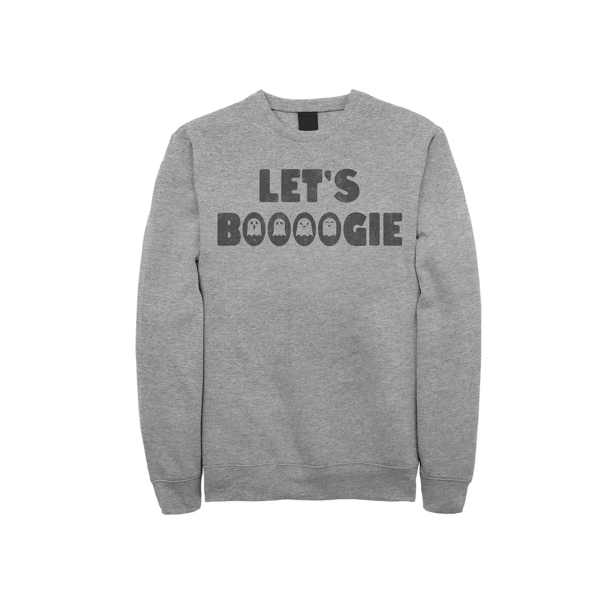 Men's Boogie Text Sweatshirt,  Product Image