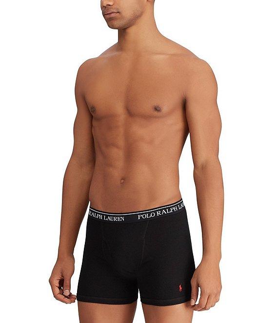 Polo Ralph Lauren Classic Fit Solid And Stripe 6#double; Inseam Boxer Briefs 3-Pack Product Image