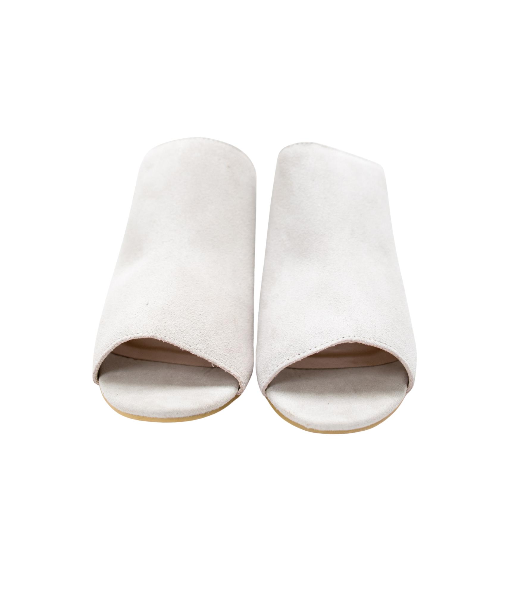 Helena Heeled Sandal in Ice Suede (Online Exclusive) Product Image