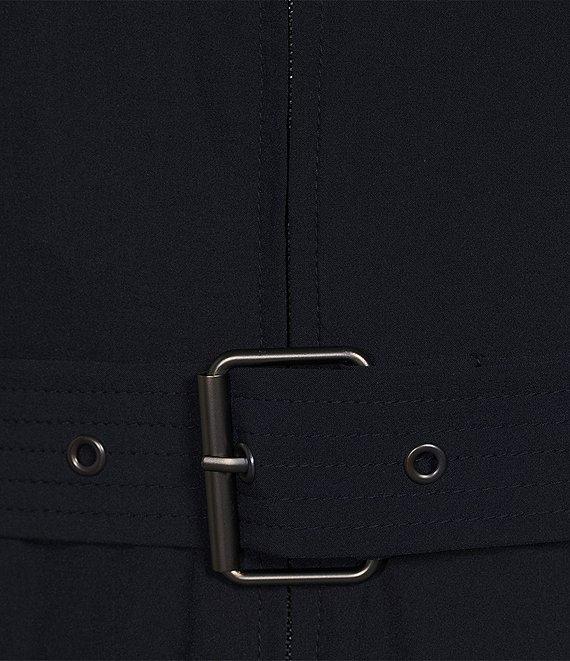 Calvin Klein V-Neck Short Sleeve Belted Dress Product Image