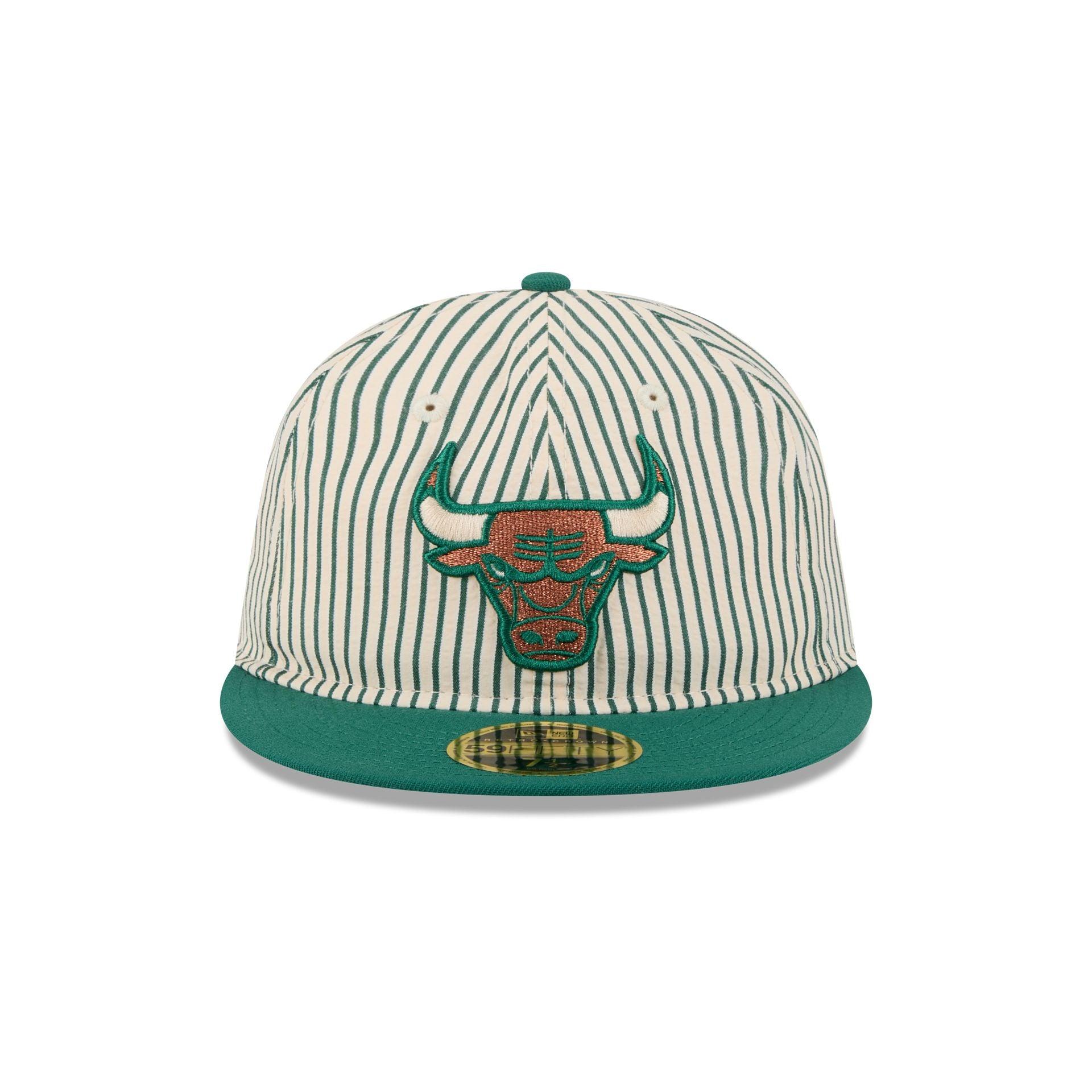 Just Caps Seersucker Chicago Bulls Retro Crown 59FIFTY Fitted Hat Male Product Image