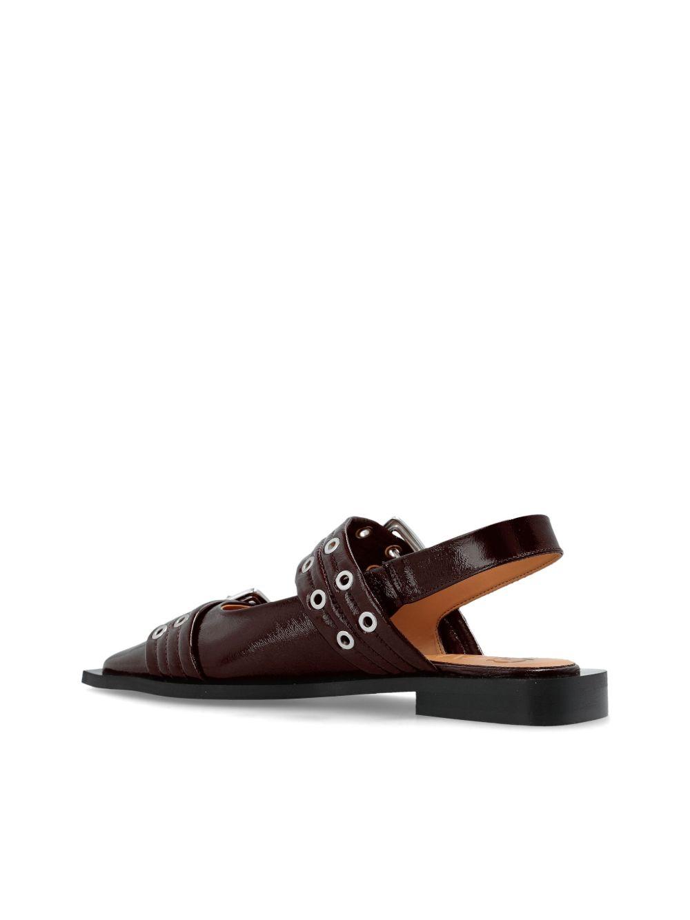 buckle ballerina shoes Product Image