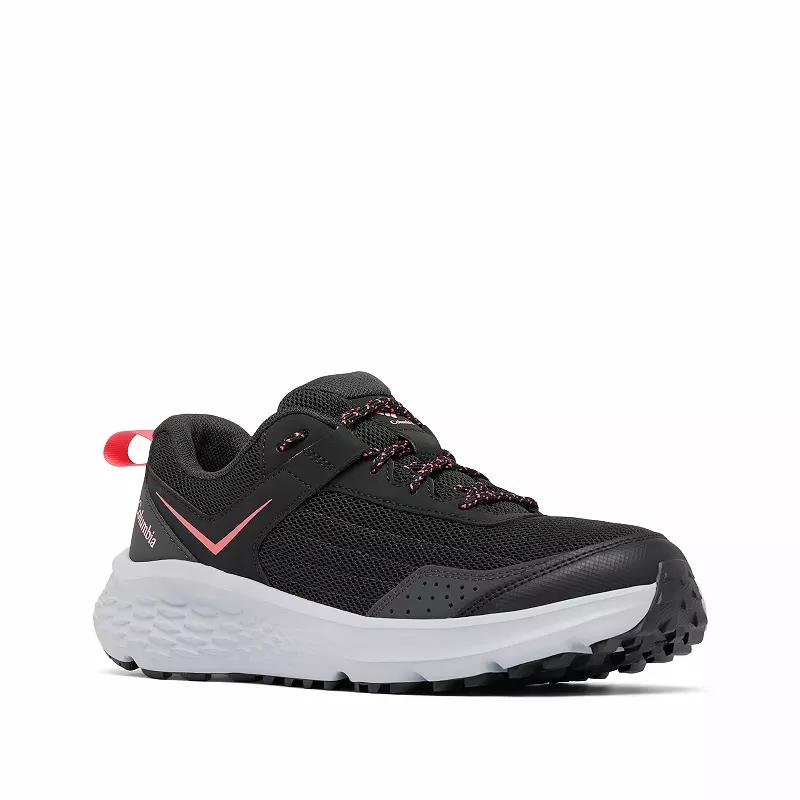Columbia Vertisol Women's Trail Shoes, Size: 6, Black Pink Rose Product Image
