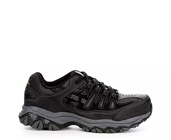 Skechers® Work Relaxed Fit Cankton Men's Steel-Toe Shoes,  Product Image
