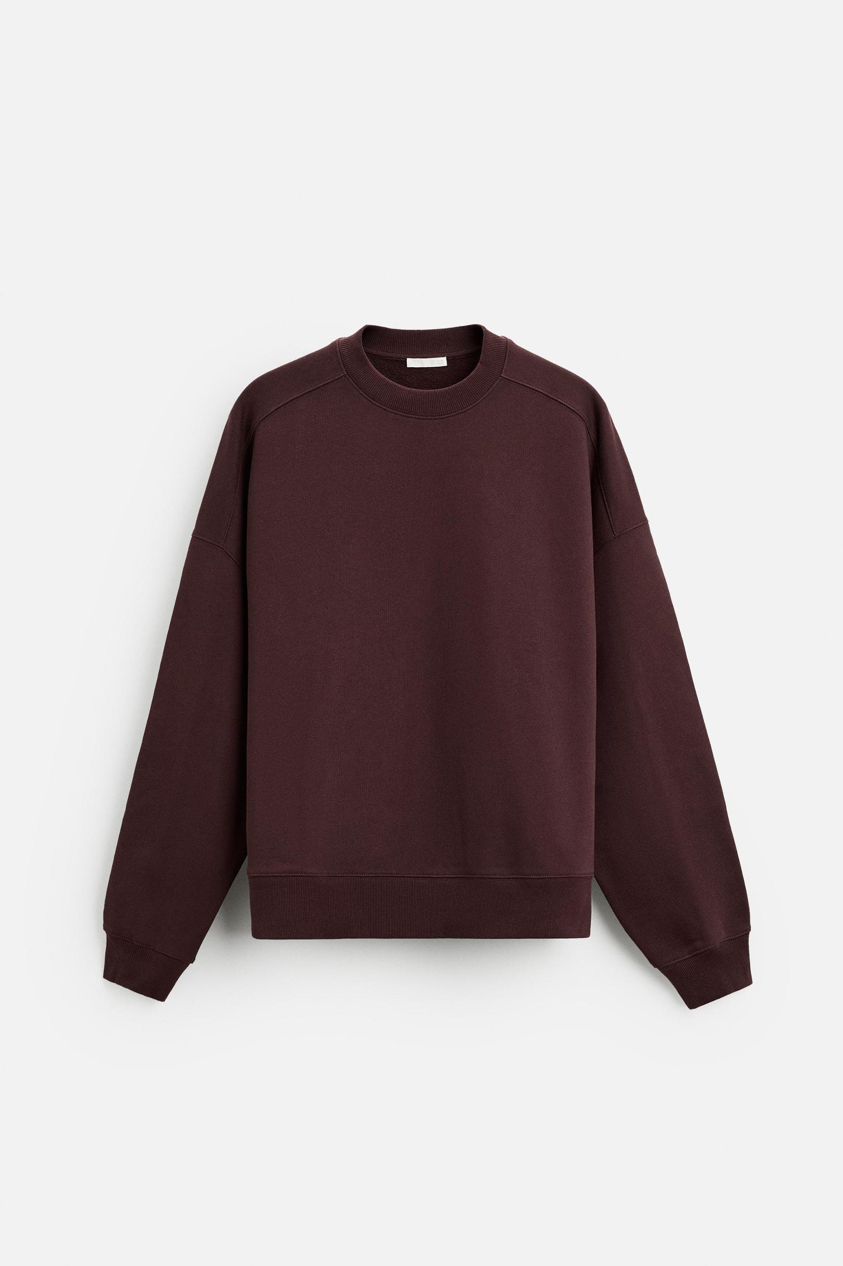 BOXY FIT CREW NECK SWEATSHIRT Product Image