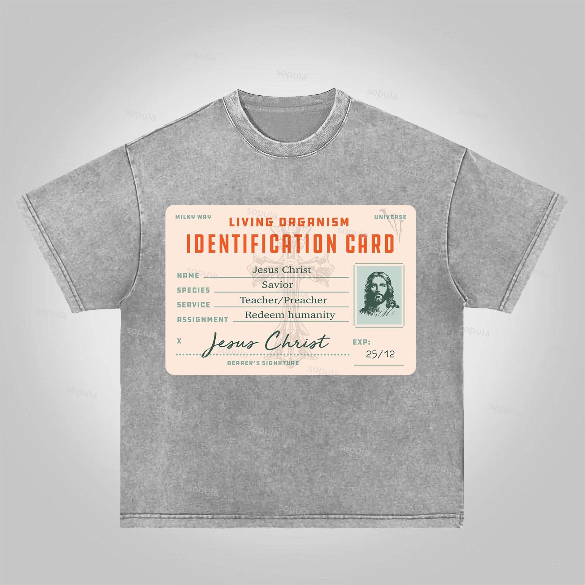 Sopula Don't Keep Jesus To Yourself Graphic Acid Washed T-shirt Product Image