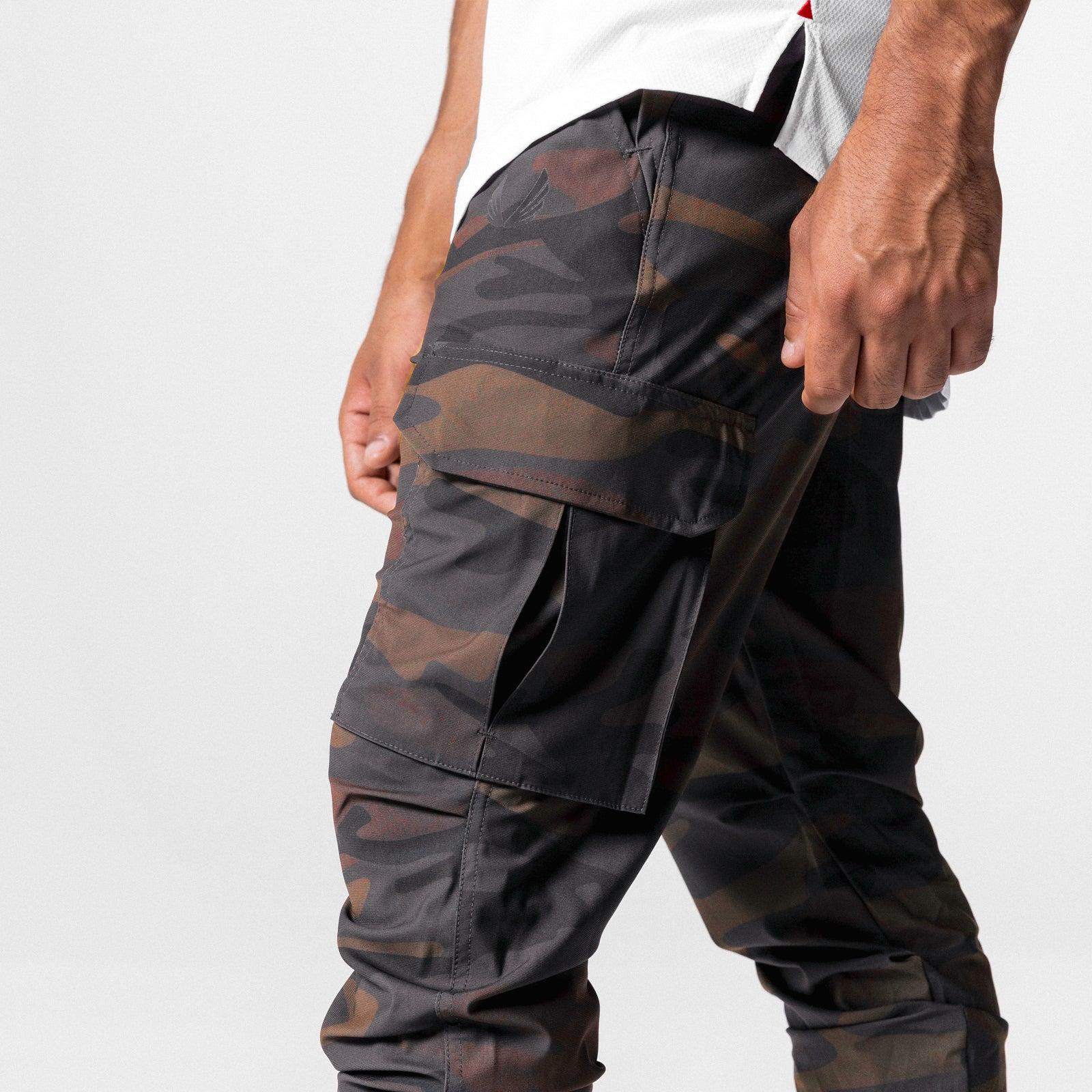 0437. Tetra-Lite® Cargo High Rib Jogger - Rust Camo Male Product Image