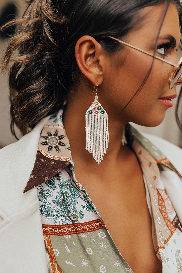 Sweet Match Beaded Earrings Product Image