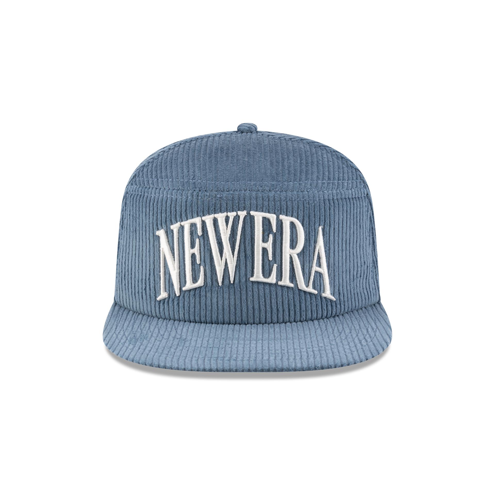 New Era Branded Paragon Corduroy Indigo Split Panel 9FIFTY Snapback Hat Male Product Image